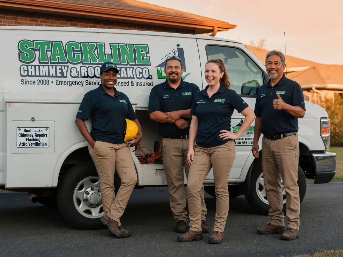 Chimney flashing repair company in Felt, ID